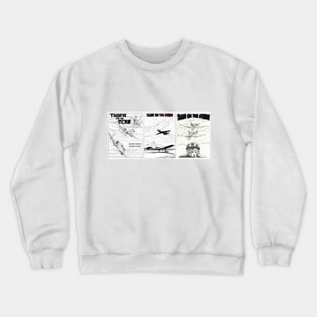 Tiger on the Storm Covers Crewneck Sweatshirt by The Stories of Service Foundation